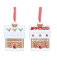 Gisela Graham ingerbread Man on Sweet x2